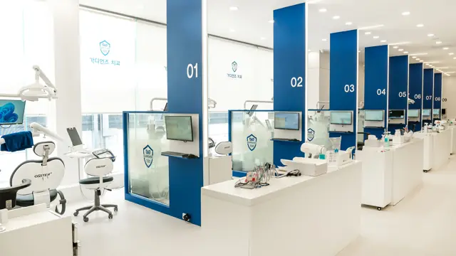 Numbered treatment bays