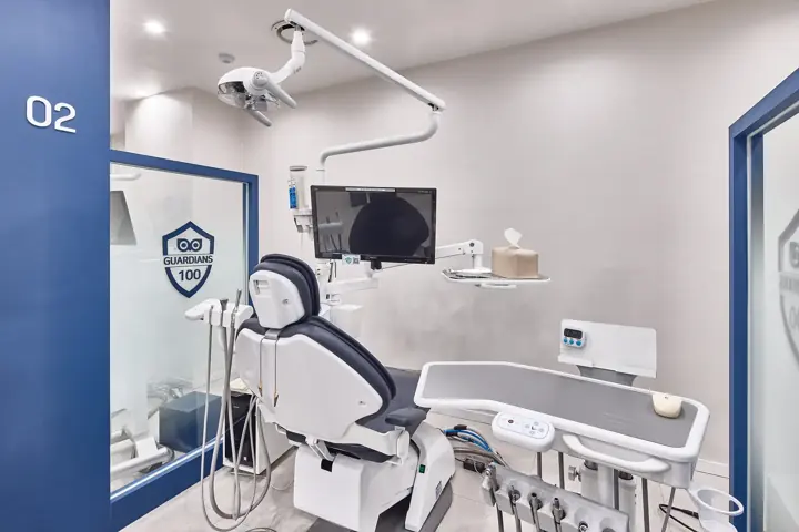 Numbered treatment bay in Myeongdong